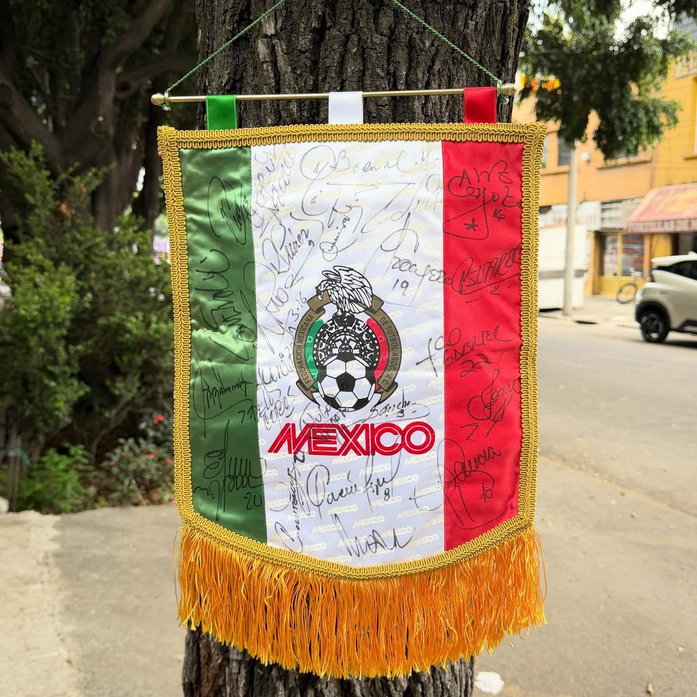Banderín México Firmado — Selección