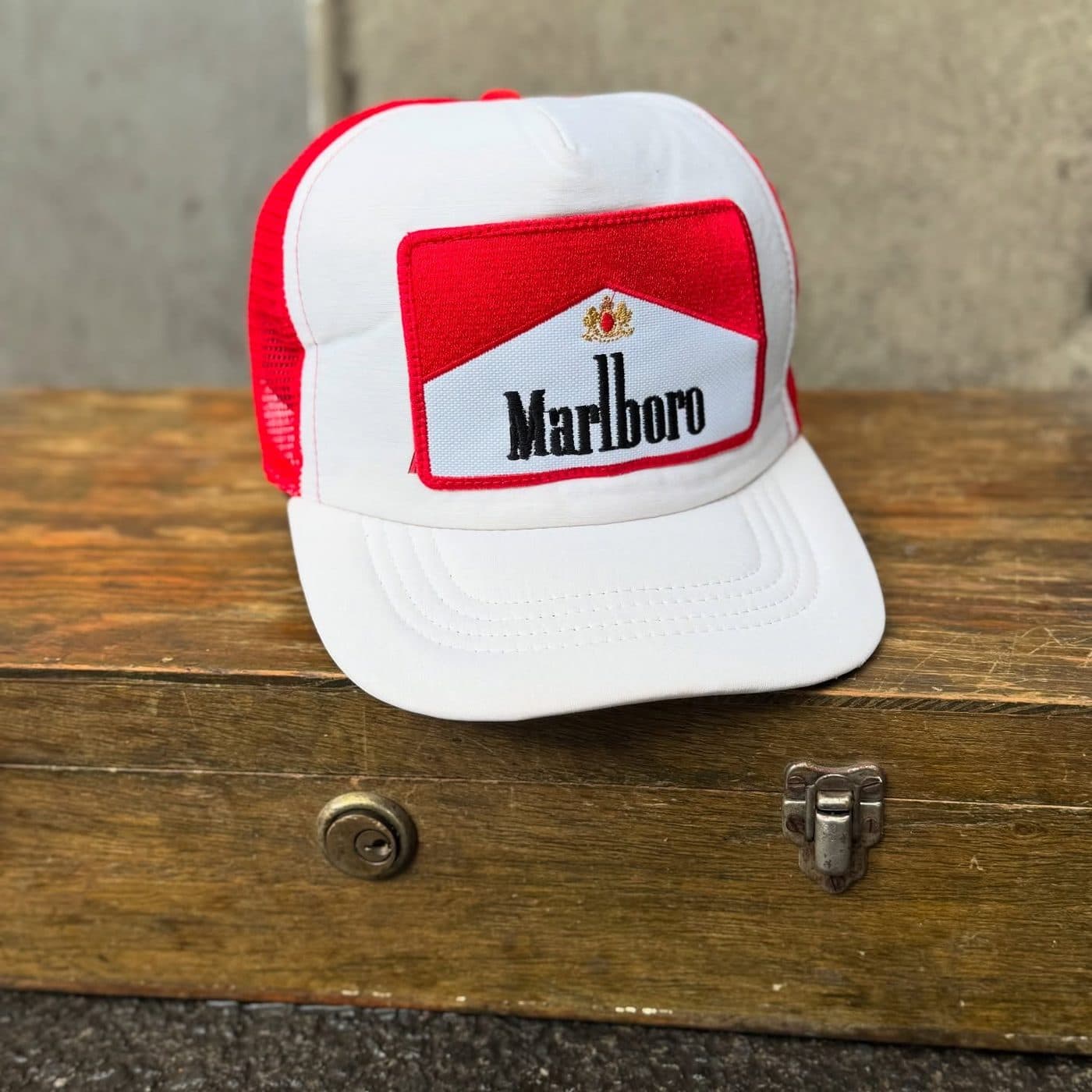 Gorra Marlboro — Trucker Rojo