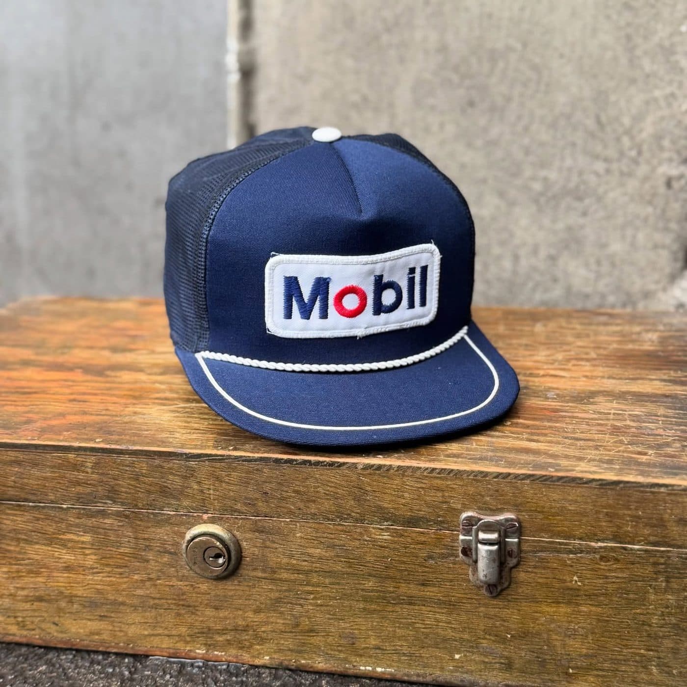 Gorra Mobil — Trucker Azul