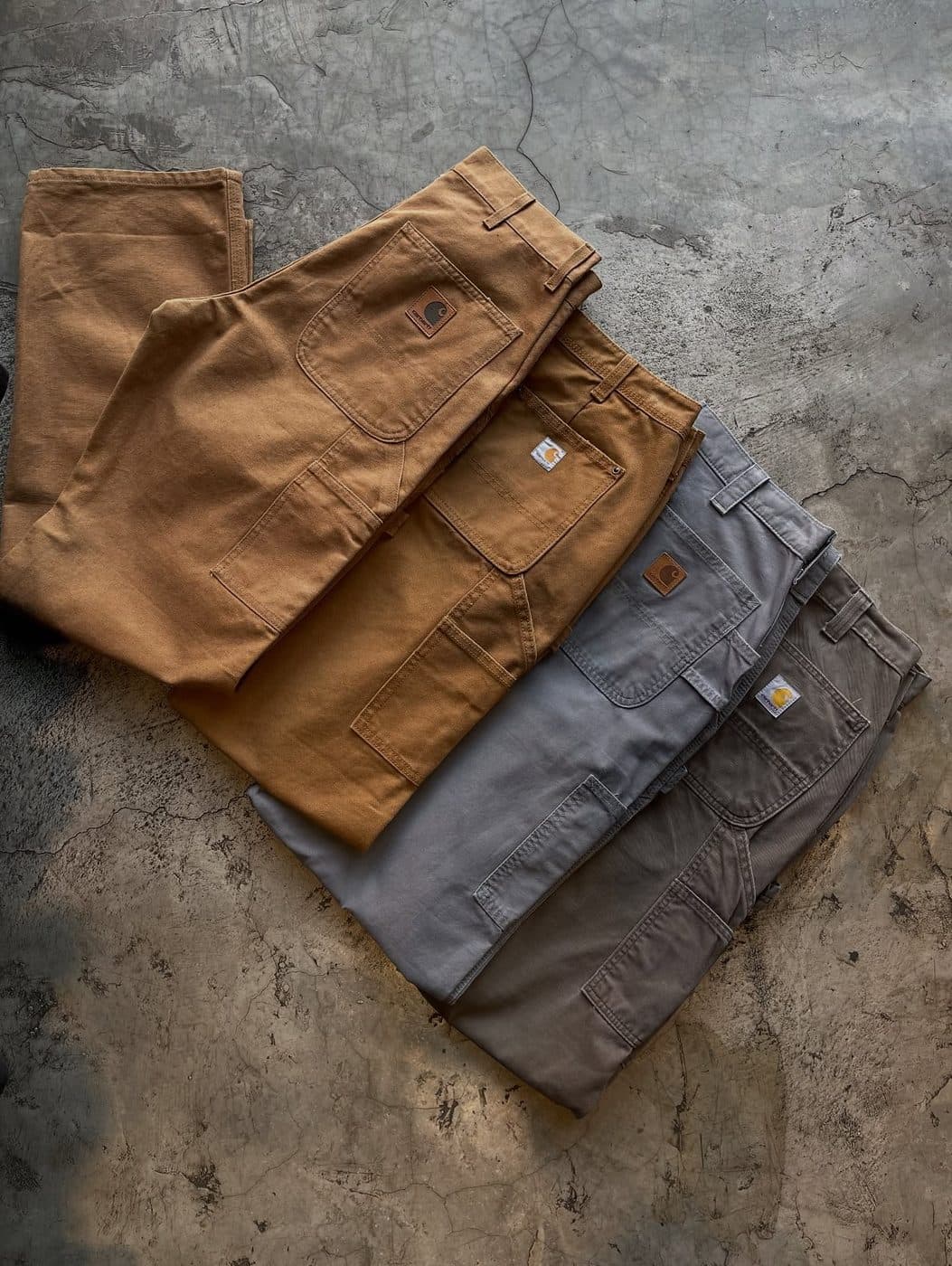 Pantalón Carhartt Single Knee — Gris